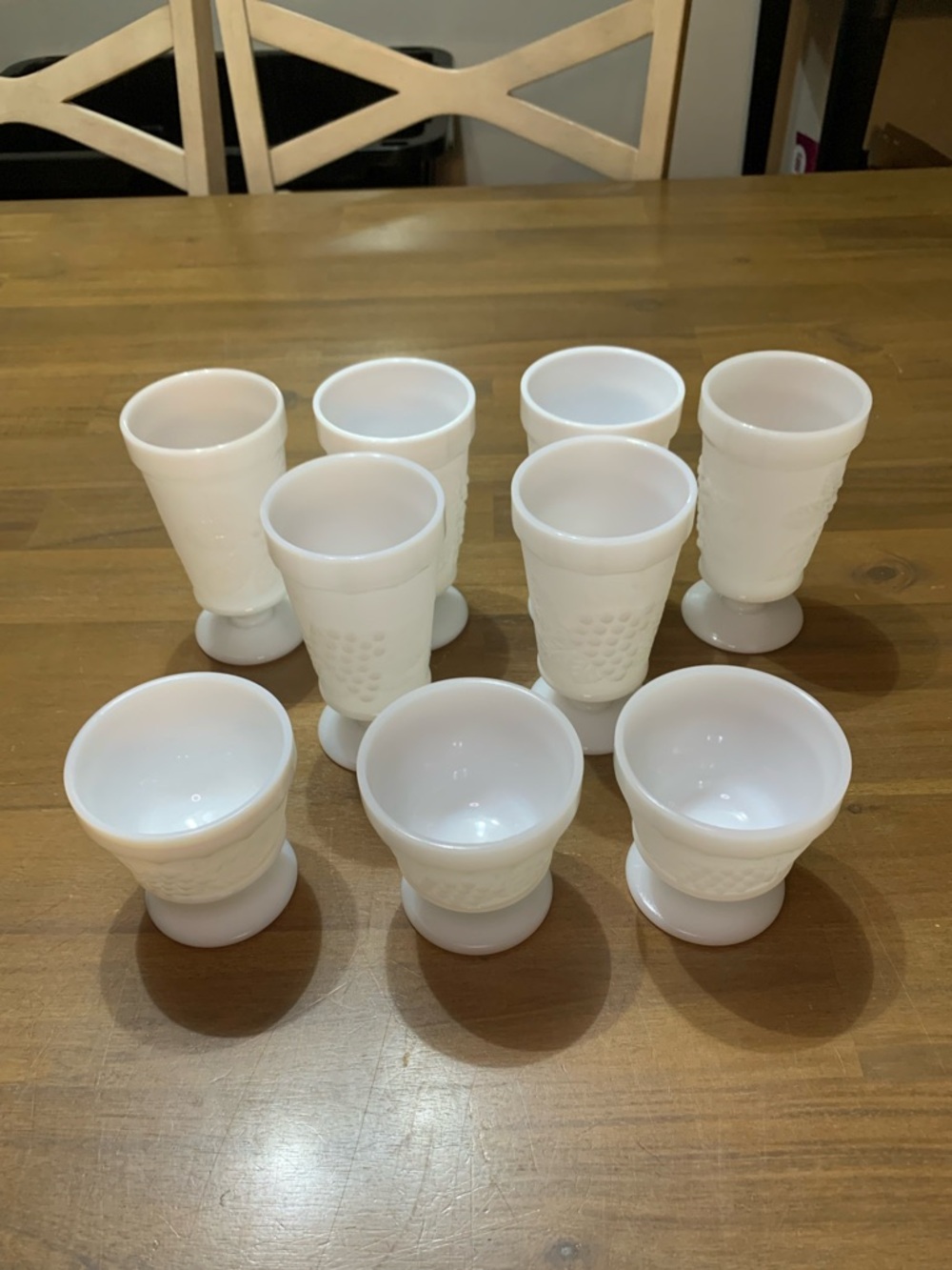 Milk Glass Set